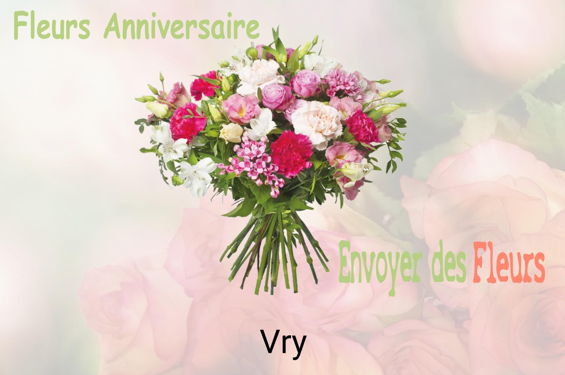 Bouquet de fleurs d’anniversaire livré à Vry