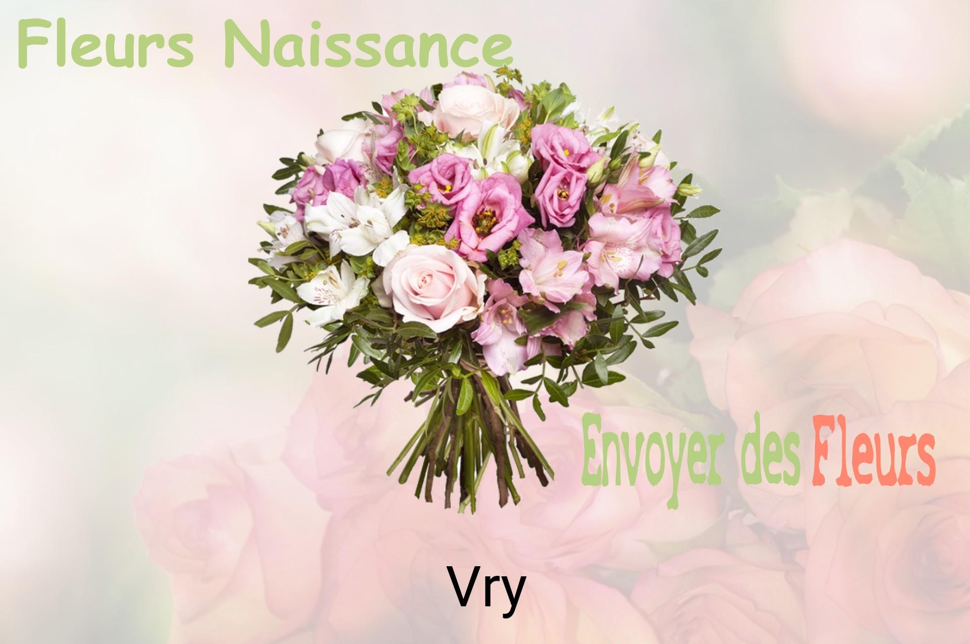 Bouquet de fleurs de naissance livré à Vry